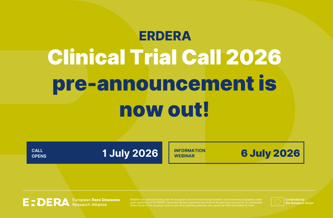 dihexa clinical trials status 2026 ERDERA Clinical Trial Call 2026: pre‑announcement and key dates