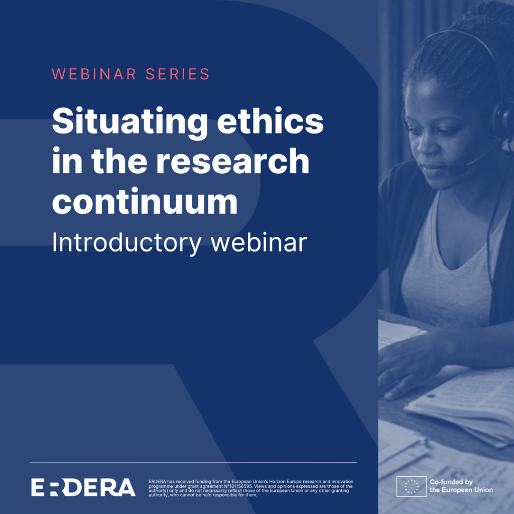 webinar series ERDERA