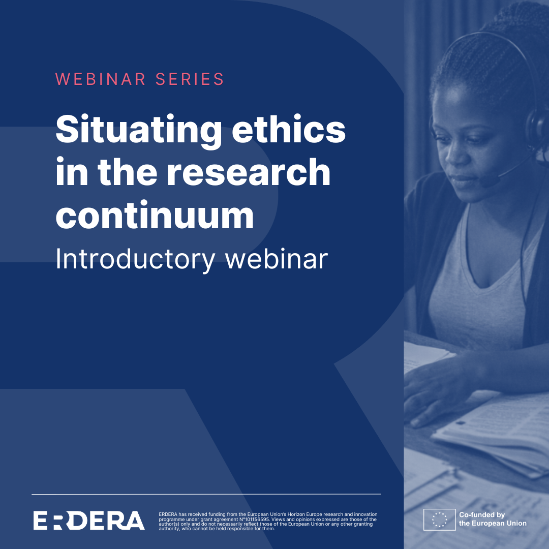 webinar series ERDERA