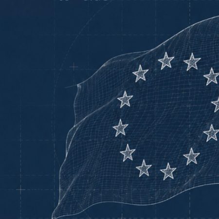 Blueprint EU flag