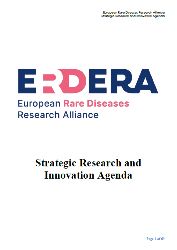 cover for the ERDERA Strategic Research and Innovation Agenda (2024)