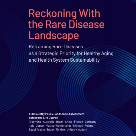 Cover of the 16-country rare disease policy assessment, October 2026.