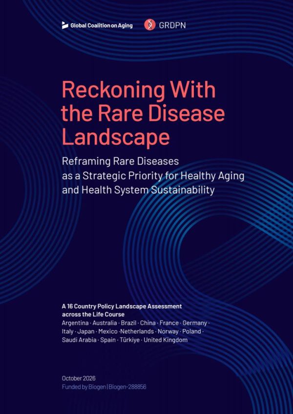 Cover of the 16-country rare disease policy assessment, October 2026.
