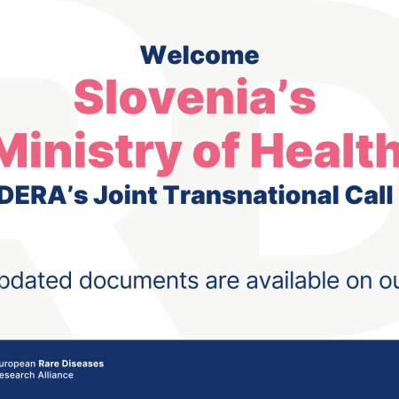 Slovenia Joins ERDERA’s Joint Transnational Call for Proposals on Rare Disease Therapies