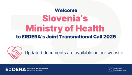 Slovenia Joins ERDERA’s Joint Transnational Call for Proposals on Rare Disease Therapies