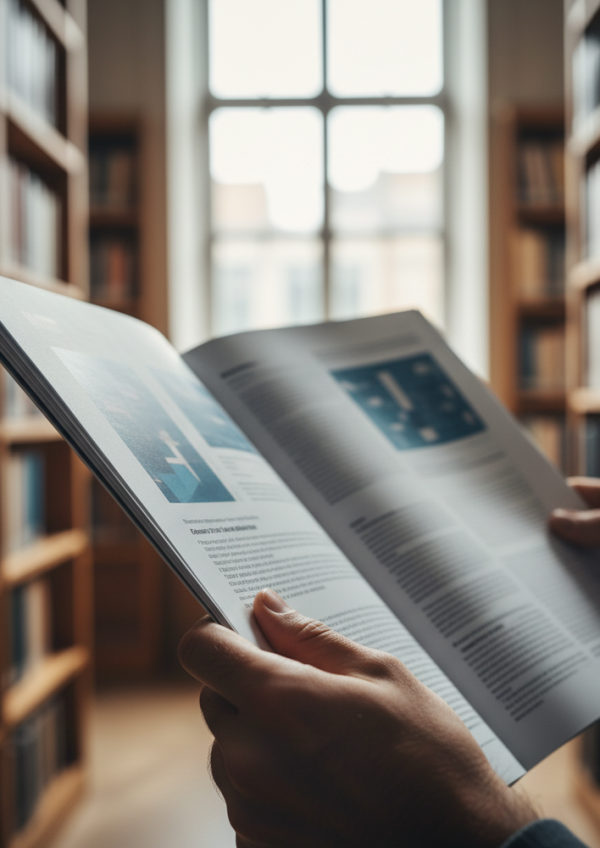 Publication being read